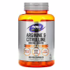 Амінокислота Now Foods Аргінін і цітрулін, 500мг \ 250 мг, 120 вегетаріанських капс (NOW-00037) - Image 1