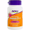 Вітамін Now Foods Вітамін D-3 2000IU, 120 желатинових капсул (NOW-00367) - Image 1