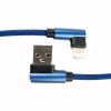Дата кабель USB 2.0 AM to Lightning 0.25m blue Dengos (NTK-L-UG-SHRT-SET-BLUE) - Image 2