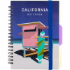 Блокнот Optima California B6 с разделителями 100 листов, клетка (O20358-17) - Image 1