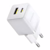 Зарядний пристрій Baseus 1xUSB-C 20W + 1xUSB white + cable USB-C to USB-C 60W 1.0m (P10111608213-01) - Image 2