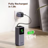 Батарея універсальна Ugreen 20000mAh 165W with Retractable Cable (PB726 55987B) - Image 6