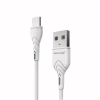 Дата кабель USB 2.0 AM to USB-C 1.0m White Grand-X (PC-03W) - Image 1