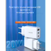 Зарядний пристрій Proda PD-A73 3 in 1 20W (PD-A73-WH) - Image 6