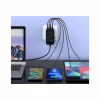 Зарядний пристрій Choetech 4xUSB 100W PD (2хUSB-C+2хUSB-A) сharger diamond model black (PD6028-BK) - Image 4