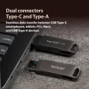 USB флеш накопичувач Patriot 64GB Rage R550 Matte Black USB/Type-C 3.2 (PE64GR550DSAD) - Image 7