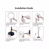 Набір блогера Puluz Ring USB LED lamp 10.2"+ table mount 140cm (PKT3039) - Image 2