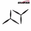 Пропелер для дрона Gemfan F1510 Folding 3 Blade Glass Fiber Nylon - Black 1CW + 1CCW (PMGNF1510-3A2) - Image 1