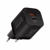 Зарядний пристрій Promate 33W USB-C + USB-A (powerport-33.black) - Image 1