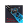 FM модулятор Promate PowerTune 38w USB-A OTG/USB-A QC3.0/USB-C PD Black (powertune-38w.black) - Image 6