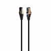 Патч-корд 0.5м, S/FTP, cat 8, литий, 50u", CU, AWG 27, LSZH, black Cablexpert (PP8-LSZHCU-BK-0.5M) - Image 1