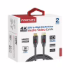 Кабель мультимедійний HDMI M to HDMI M 10.0m V2.0 black Promate (prolink4k60-10m) - Image 2
