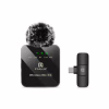 Мікрофон Puluz для телефону приймач Type-C Black (PU646B) - Image 1