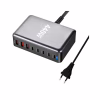 Зарядний пристрій XoKo 2xUSB-С PD100W + 3xUSB-С PD65W + 3xUSB QC18W 440W GaN (QC-400) - Image 2