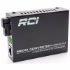 Медіаконвертер RCI 1G, 20km, SC, RJ45, Tx 1550nm standart size metal case (RCI502W-GE-20-B) - Image 1