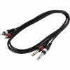 Инсертный кабель RockCable Patch Cable - 2 x RCA to 2 x TS Jack (1.5m) (RCL 20932 D4) - Image 3