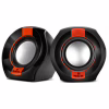Акустична система REAL-EL S-50 black-red (EL121100008) - Image 1