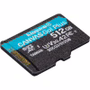 Карта пам'яті Kingston 512GB microSDXC сlass 10 UHS-I U3 V30 A2 Canvas Go Plus G4 (SDCG4/512GBSP) - Image 2