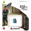 Карта пам'яті Kingston 512GB microSDXC сlass 10 UHS-I U3 V30 A2 Canvas Go Plus G4 (SDCG4/512GBSP) - Image 3