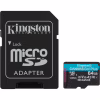 Карта пам'яті Kingston 64GB microSDXC сlass 10 UHS-I U3 V30 A2 Canvas Go Plus G4 (SDCG4/64GB) - Image 1