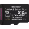 Карта пам'яті Kingston 512GB microSDXC class 10 UHS-I U3 V30 A1 Canvas Select Plus (SDCS3/512GBSP) - Image 1
