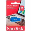 USB флеш накопичувач SanDisk 64GB Cruzer Blade Electric Blue USB 2.0 (SDCZ50C-064G-B35BE) - Image 3