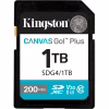 Карта пам'яті Kingston 1TB SDXC сlass 10 UHS-I U3 V30 Canvas Go Plus G4 (SDG4/1TB) - Image 1