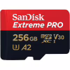 Карта пам'яті SanDisk 256 GB microSDXC UHS-I U3 Extreme Pro+SD Adapter (SDSQXCD-256G-GN6MA) - Image 2