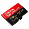 Карта пам'яті SanDisk 512 GB microSDXC UHS-I U3 Extreme Pro+SD Adapter (SDSQXCD-512G-GN6MA) - Image 3