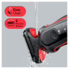 Електробритва Braun Series 5 51-R1000s BLACK / RED - Image 5