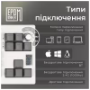 Клавіатура Epomaker Shadow-X 70 Mulan Switch Hot-Swap LCD Screen RGB Wireless/Bluetooth/USB UA White (SHX-W-M) - Image 6