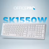 Клавіатура OfficePro SK1550 Wireless White (SK1550W) - Image 4