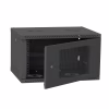 Шкаф настенный Ipcom 4U, 600*350, перфорация, RAL9005 (СН-4U-060х035-ДП-9005) - Image 2