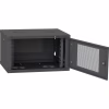 Шкаф настенный Ipcom 6U, 600*600, перфорированные дверца, RAL9005 (СН-6U-060х060-ДП-9005) - Image 3