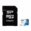 Карта пам'яті Silicon Power 64Gb microSDXC U3 A1 V30 Superior Color 100R/80W + adapter (SP064GBSTXDU3V20AB) - Image 1