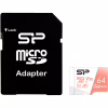 Карта пам'яті Silicon Power 64GB microSDXC class 10 UHS-I U3 V30 A1 Superior (SP064GBSTXDV3V20SP) - Image 1