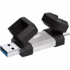 USB флеш накопичувач Silicon Power USB 64G SILICON POWER usb3.2+TypeC Mobile C51 (SP064GBUC3C51V1S) - Image 1