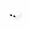 Комп'ютерна розетка RJ45x2 FTP, 8P8C, cat.5 Ritar (StR-FTP/8P8CRJ45-2 / 01994) - Image 1