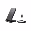 Зарядний пристрій Choetech 15W Fast Wireless Charging Stand 2coils black (T555-F-BK) - Image 3