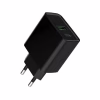 Зарядний пристрій Gembird 1xUSB-A + 1 Type-C (PD20Вт + QC3.0 18Вт) black (TA-UC-PDQC20-01-BK) - Image 2
