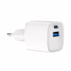 Зарядное устройство Gembird 1xUSB-C PD20W + 1xUSB QC3.0 white (TA-UC-PDQC20-W-01) - Image 3