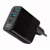 Зарядное устройство Gembird 2хUSB-A (QC3.0 18W) + 1хType-C (PD20W) LCD black (TA-UC-PDQC30LCD-BK-02) - Image 3
