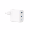 Зарядний пристрій Gembird 1хUSB-A (QC3.0 18W) + 1xType-C (PD 65W) white (TA-UC-PDQC65L-W-01) - Image 3