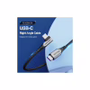 Дата кабель USB-C to USB-C 1.0m 5A 90° corner aluminum gray Vention (TAKHF) - Image 4