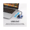 Концентратор VENTION USB 3.1 Type-C to HDMI 4K60Hz/USB 3.0х3/RJ45/PD 87W 6-in-1 Mirrored Surface (TFFHB) - Image 6