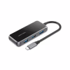 Концентратор VENTION USB 3.1 Type-C to HDMI 4K60Hz/USB 3.0х3/RJ45/PD 87W 6-in-1 Mirrored Surface (TFFHB) - Image 1