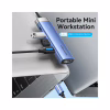Концентратор Vention USB 3.1 Type-C to HDMI/USB 3.0x3/PD 100W Blue Aluminum Alloy Hub 5-in-1 (TGESB) - Image 2