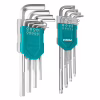 Набір інструментів Total ключів шестиграних+TORX 18шт. (THT106KT0181) - Image 2