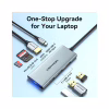 Концентратор VENTION USB 3.1 Type-C to HDMI/USB 3.0x3/SD/TF/PD 100W 7-in-1 (TOPHB) - Image 5