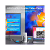 Концентратор Vention USB3.1 Type-C to HDMI/VGA/USB3.0x3/RJ45/SD/TF/TRRS 3.5m/PD/DC100W12-in-1 (TPHWC-EU) - Image 7